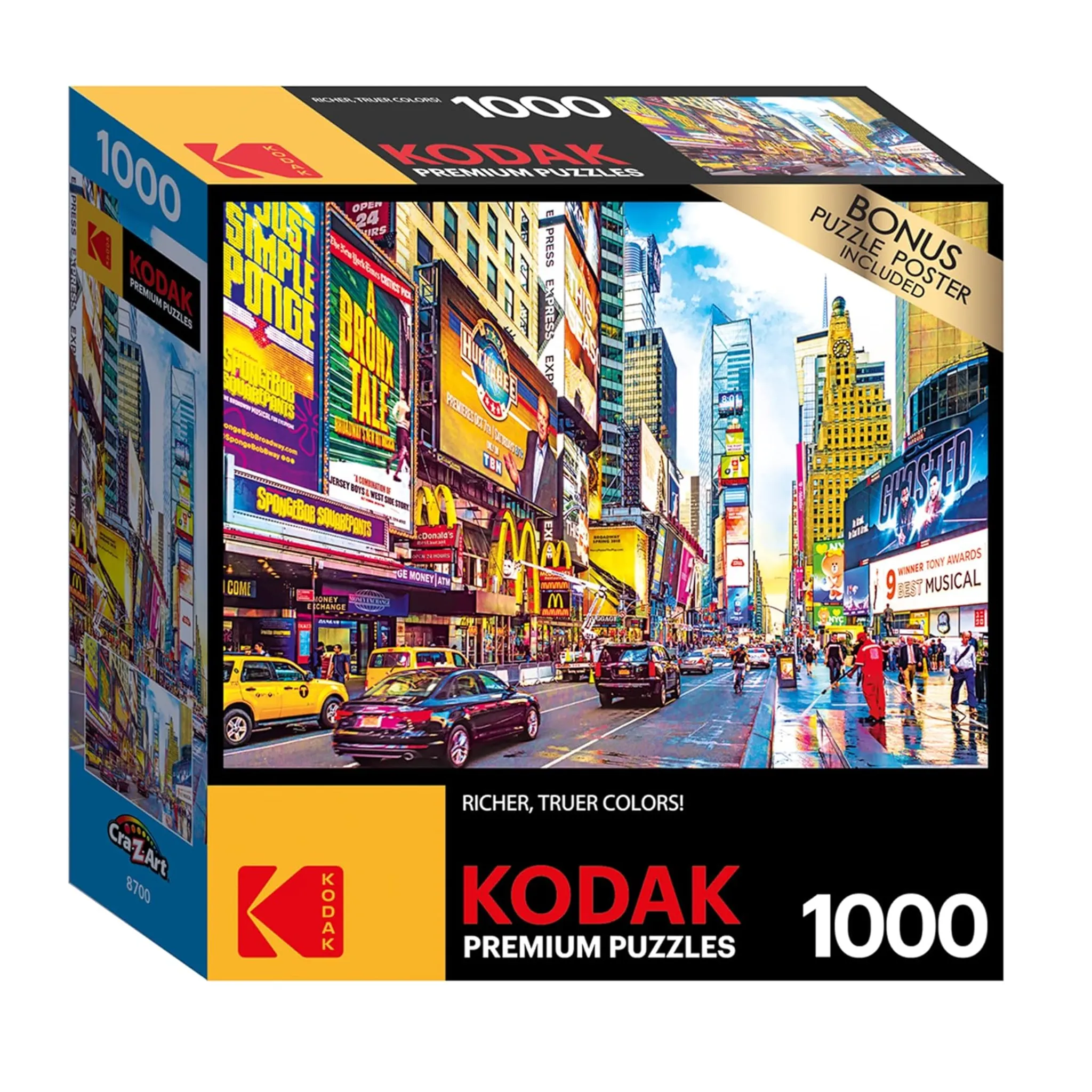 1,000-Piece Cra-Z-Art Kodak Jigsaw Puzzle – Times Square