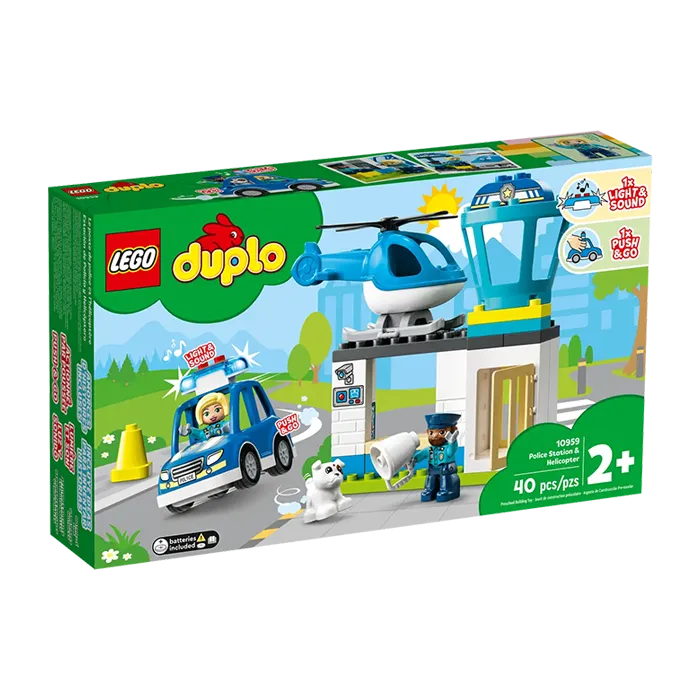 10959 POLICE STATION & HELICOPTER
