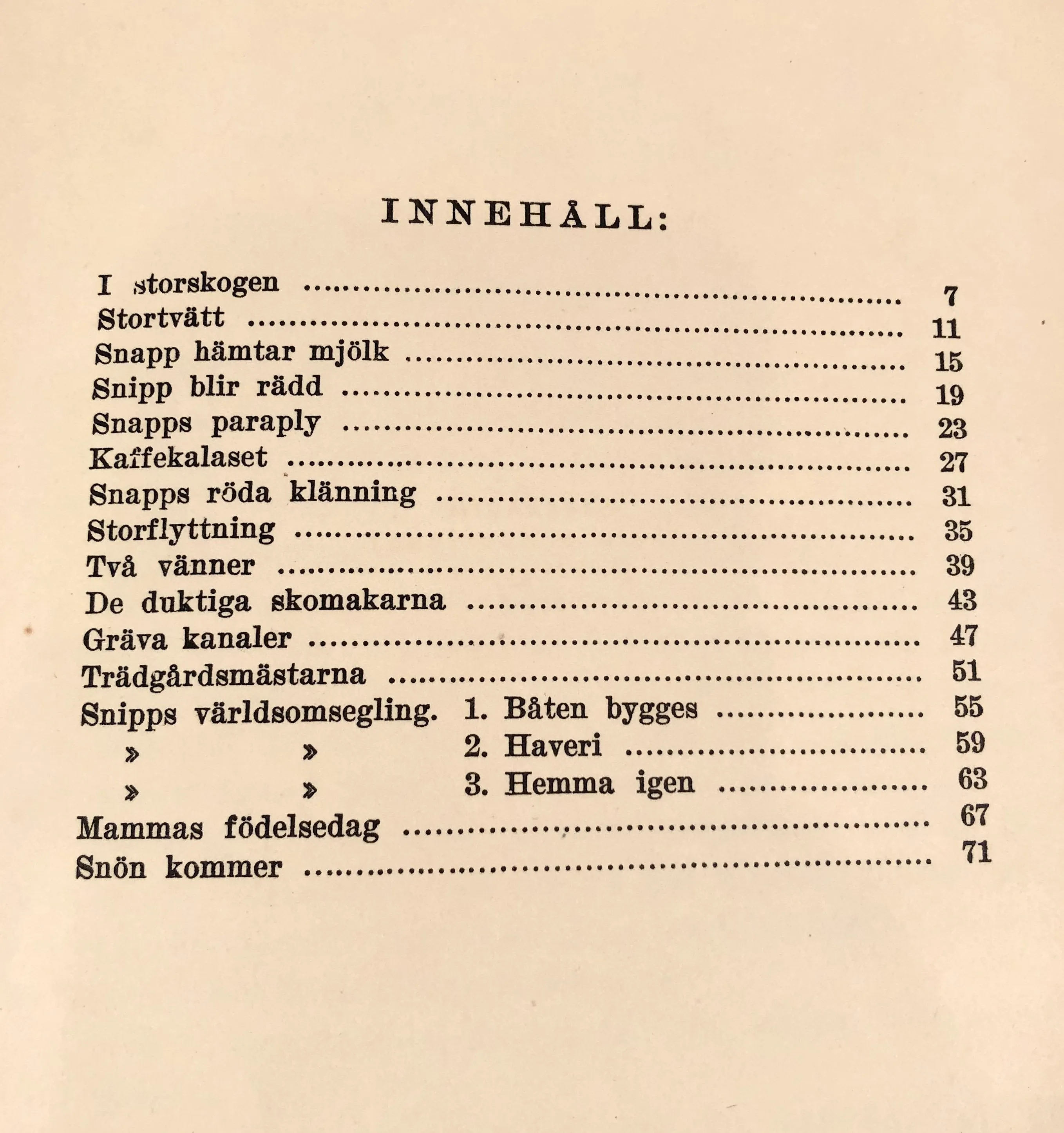 1926 Swedish Kid's Book THE TALE OF SNIP, SNAP, SNORUM || Vivi Laurent