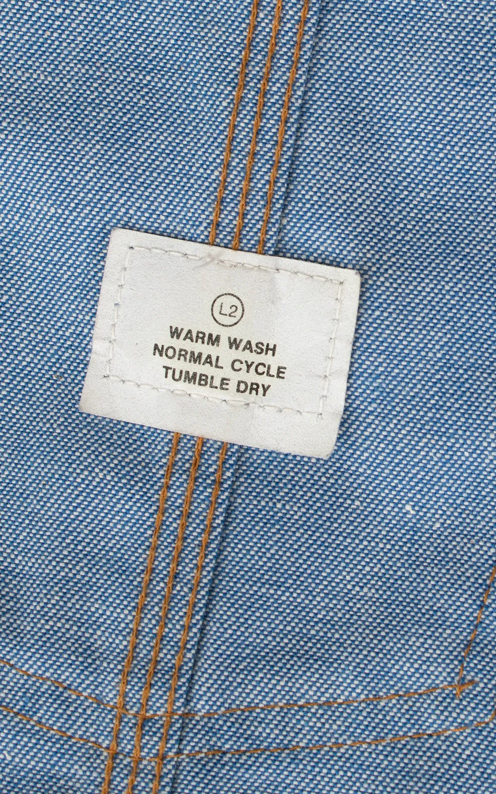 1970s LEVI'S ORANGE TAB Denim Bell Bottom Overalls | medium