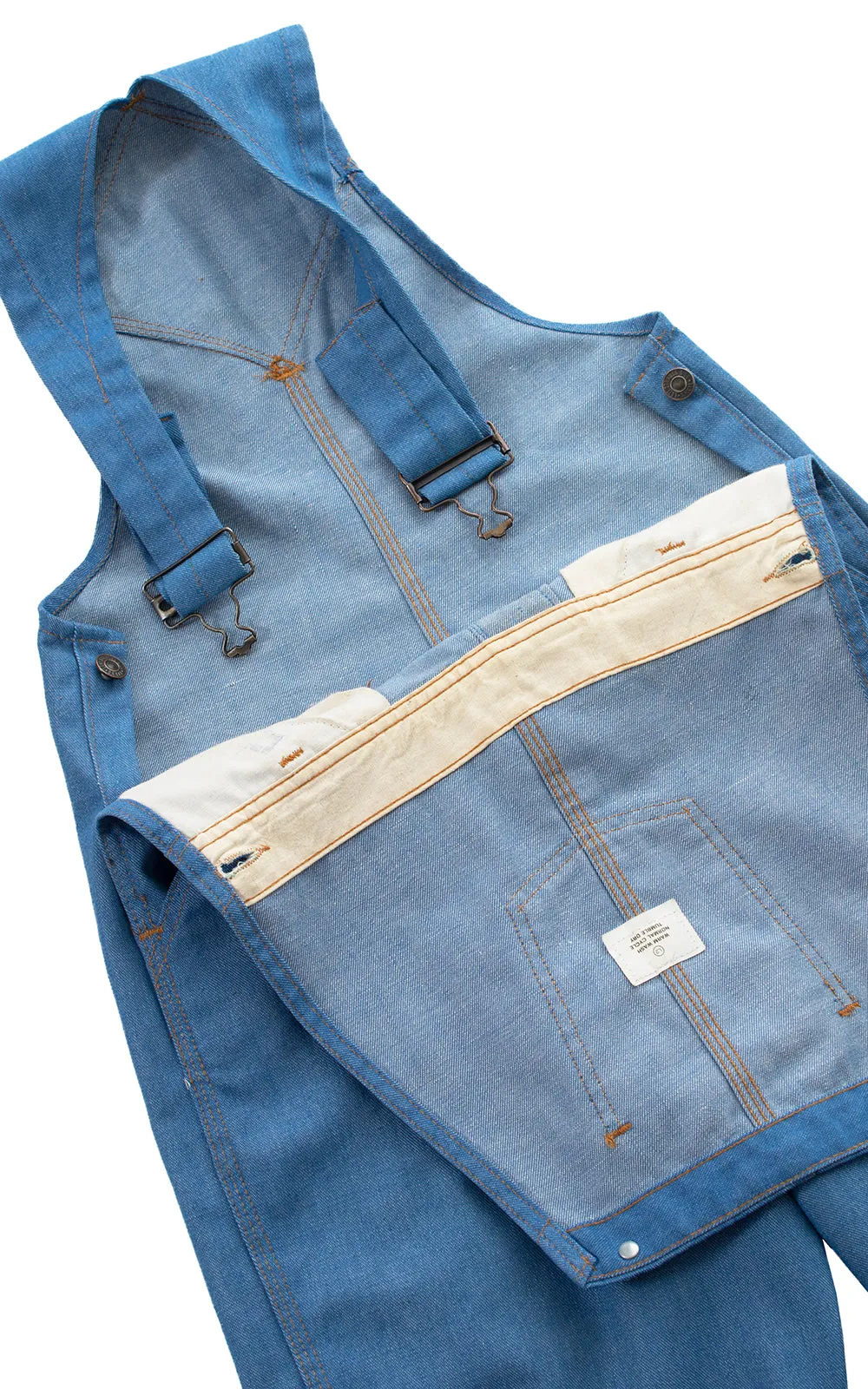 1970s LEVI'S ORANGE TAB Denim Bell Bottom Overalls | medium
