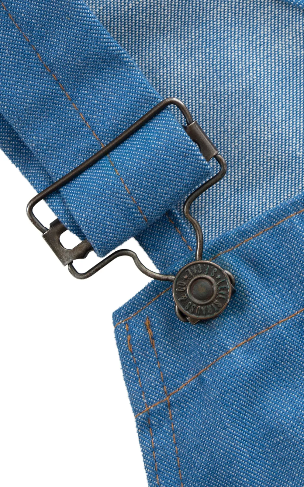 1970s LEVI'S ORANGE TAB Denim Bell Bottom Overalls | medium