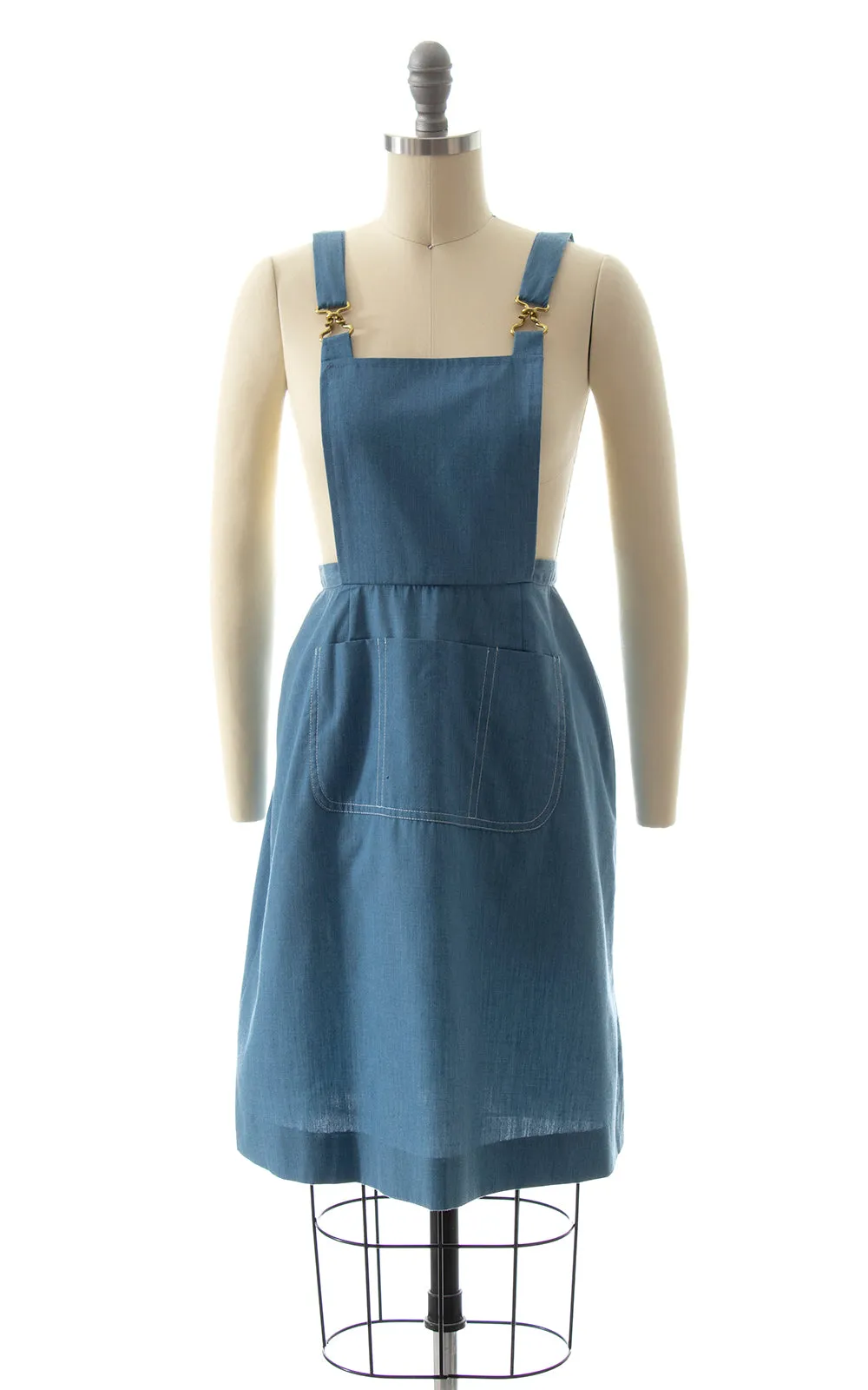 1970s Overalls Pinafore Skirt | small