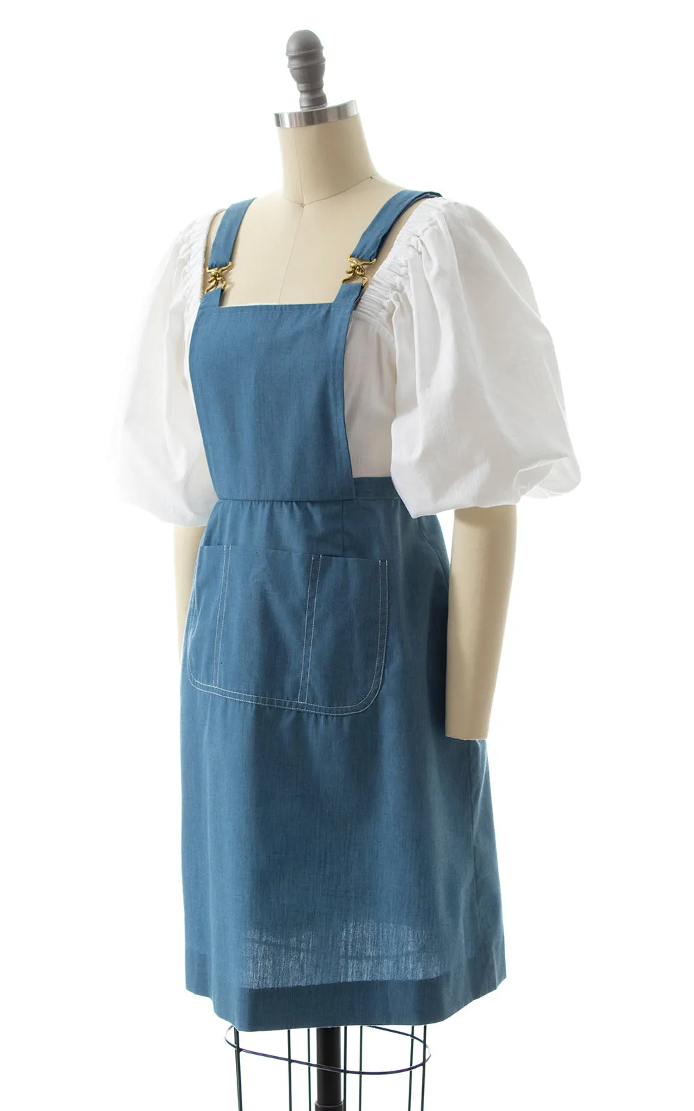 1970s Overalls Pinafore Skirt | small