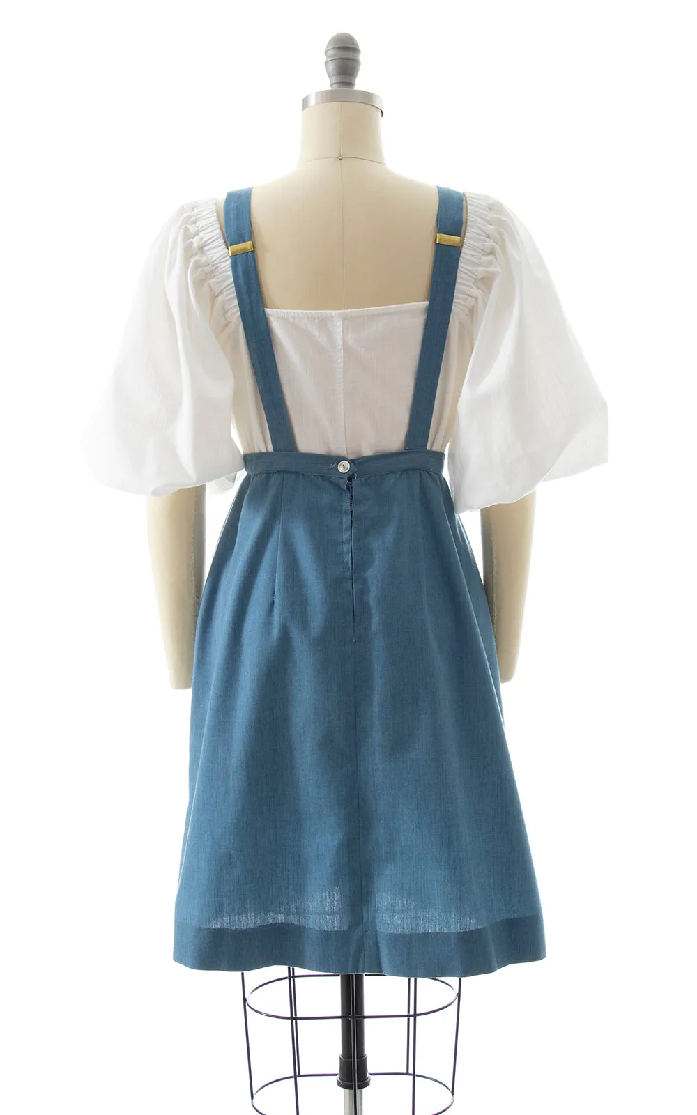 1970s Overalls Pinafore Skirt | small