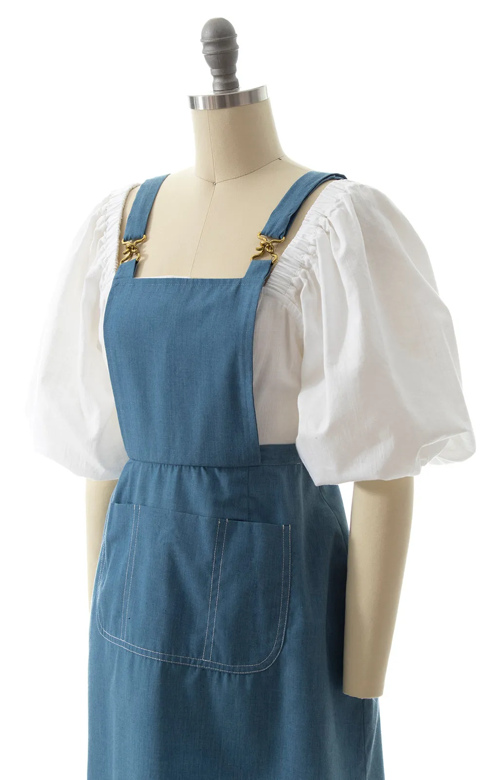 1970s Overalls Pinafore Skirt | small