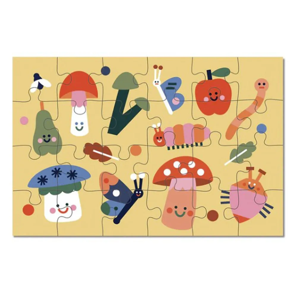 24 piece kids puzzle - Creepy Crawlies