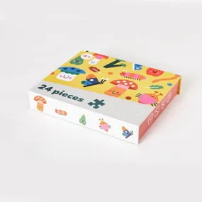 24 piece kids puzzle - Creepy Crawlies