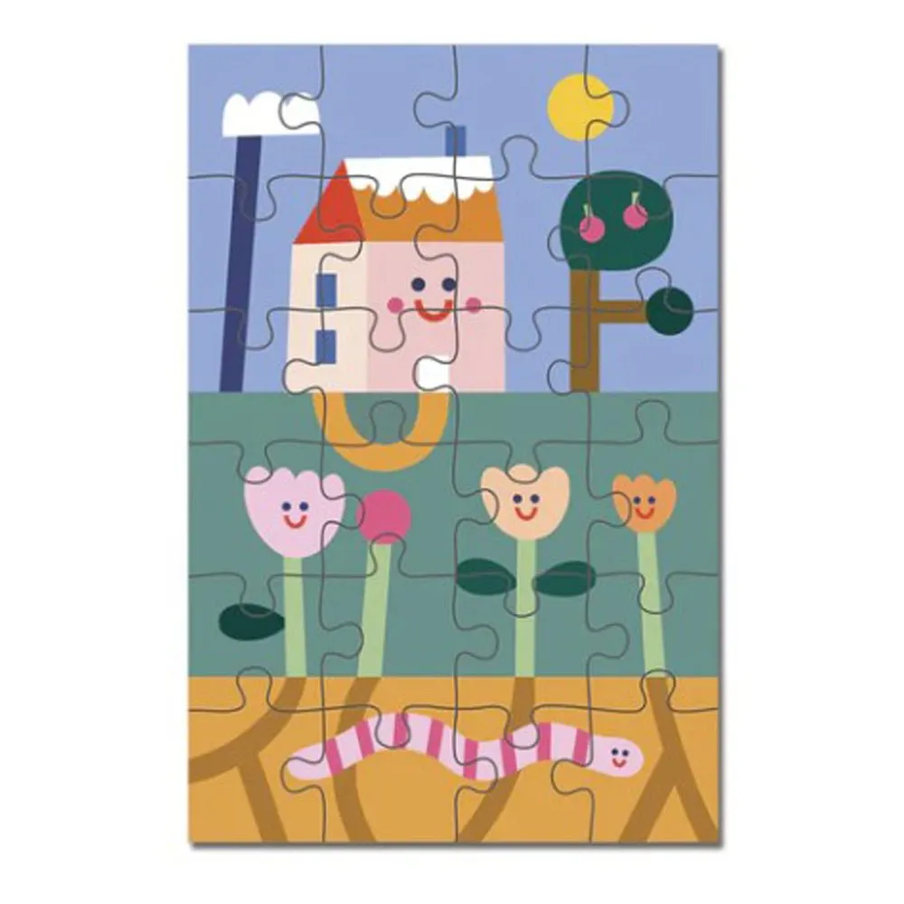 24 piece kids puzzle - Under The Garden