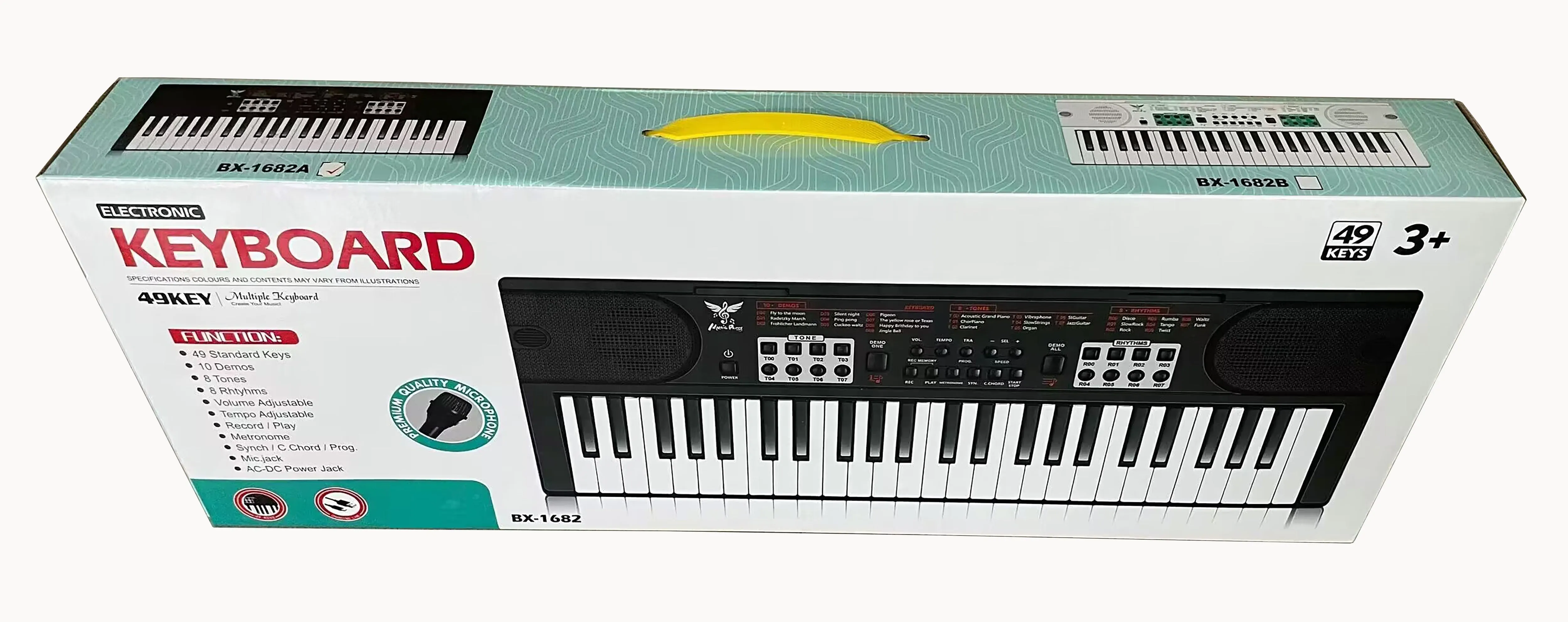 49 Keys Electronic Keyboard 54cm x 19cm