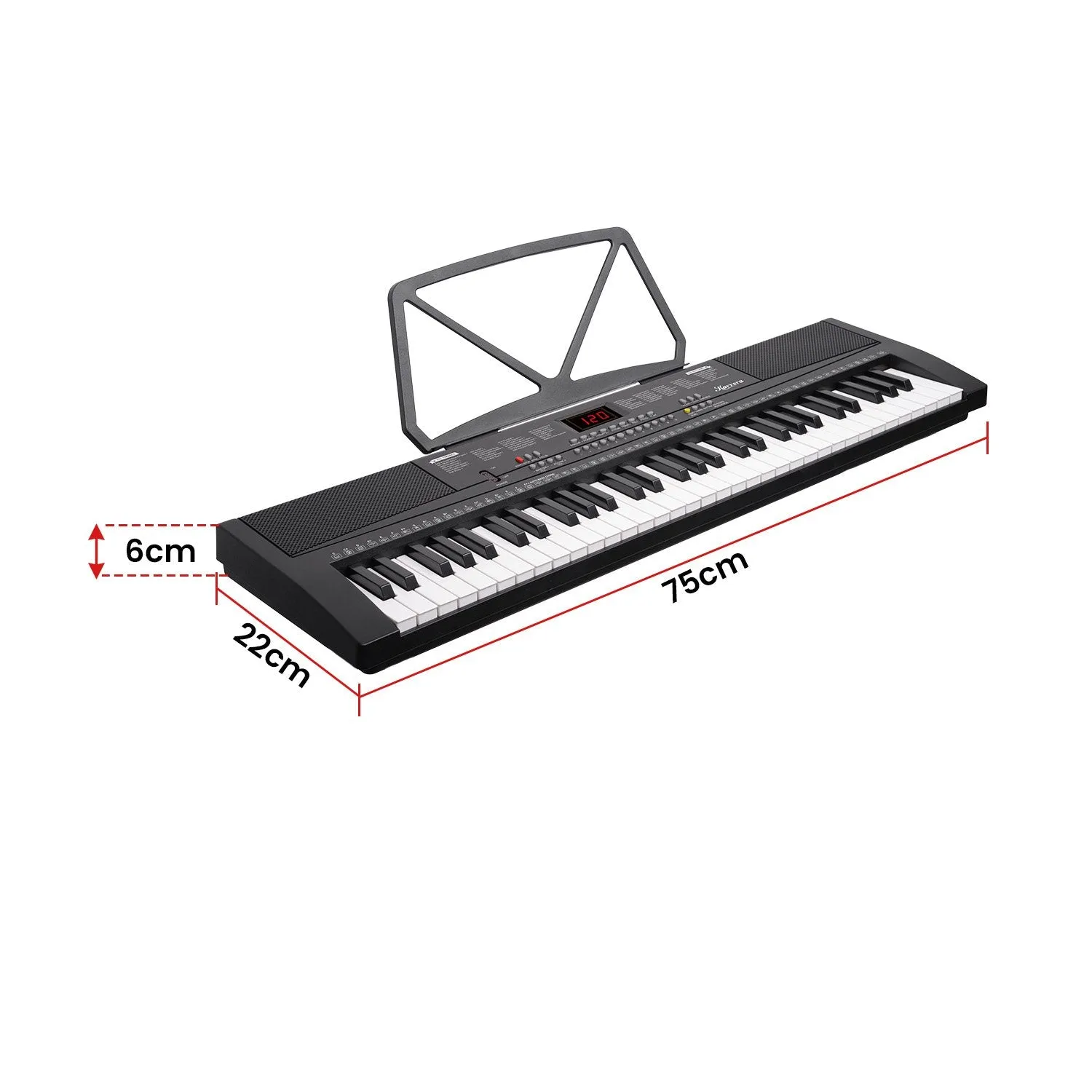 61-Key LED Electronic Keyboard, 255 Timbres, Rhythms, Karrera