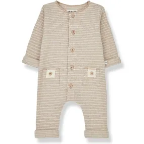 Achille Jumpsuit in Beige by 1  in the Family