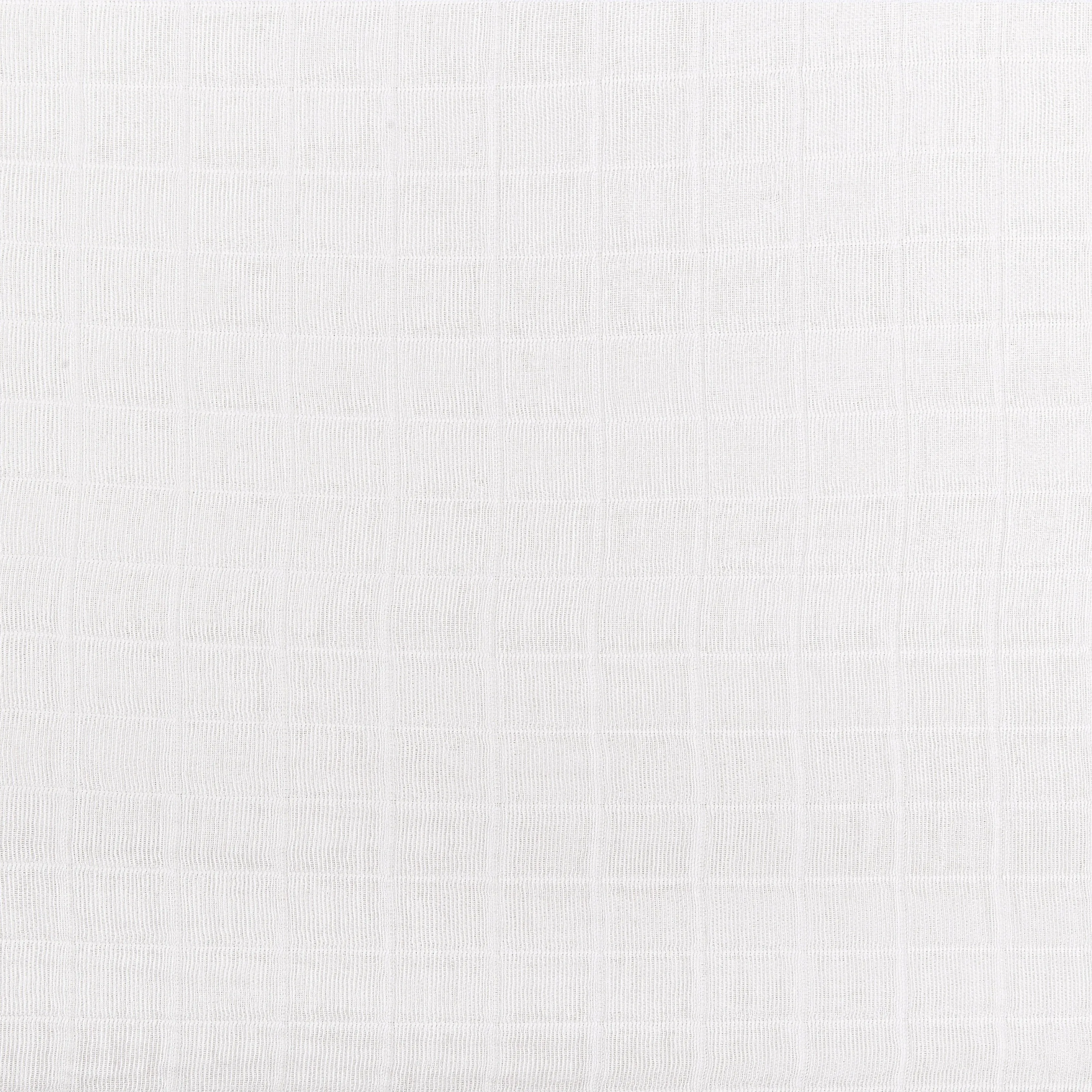 All-Stages Bassinet Sheet in GOTS Certified Organic Muslin Cotton - White