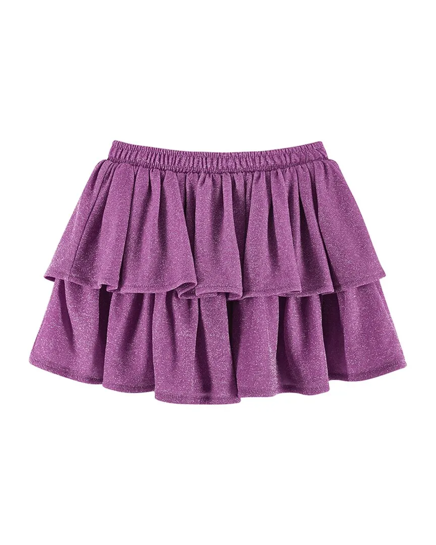 Andy & Evan Bow Graphic Top & Skirt Set