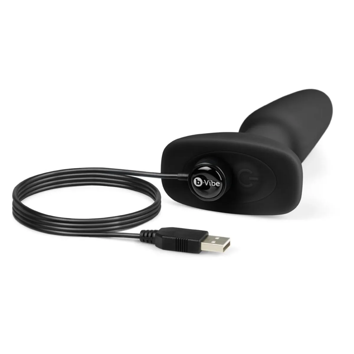 b-Vibe Rimming 2 - Remote-Controlled Vibrating Black Butt Plug
