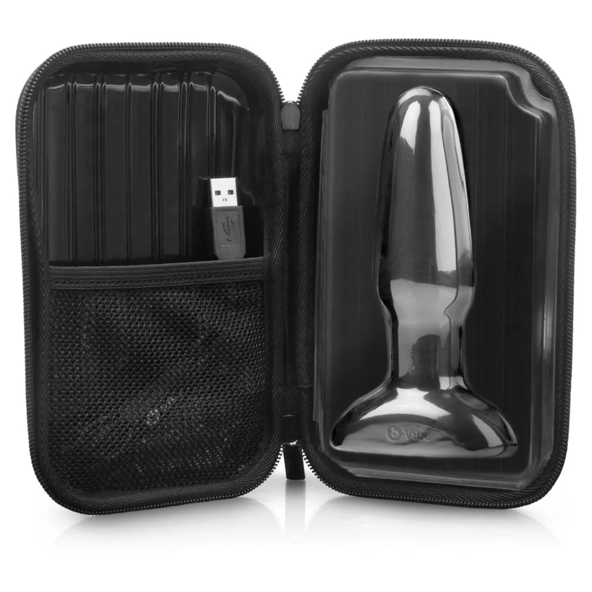 b-Vibe Rimming 2 - Remote-Controlled Vibrating Black Butt Plug