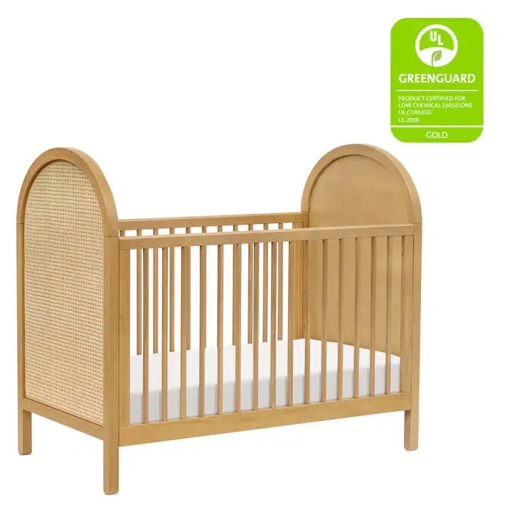 Babyletto - Bondi Cane - 3-in-1 Convertible Crib - Honey with Natural Cane