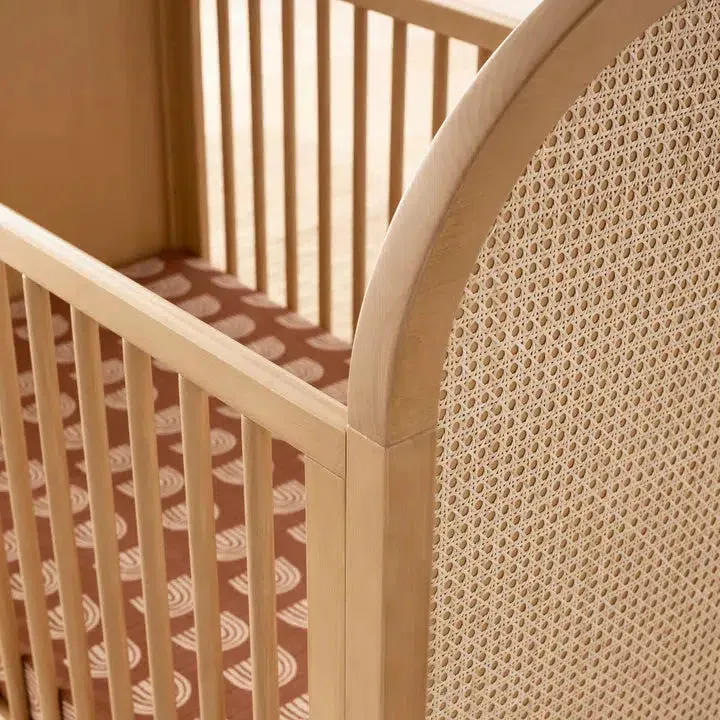 Babyletto - Bondi Cane - 3-in-1 Convertible Crib - Honey with Natural Cane
