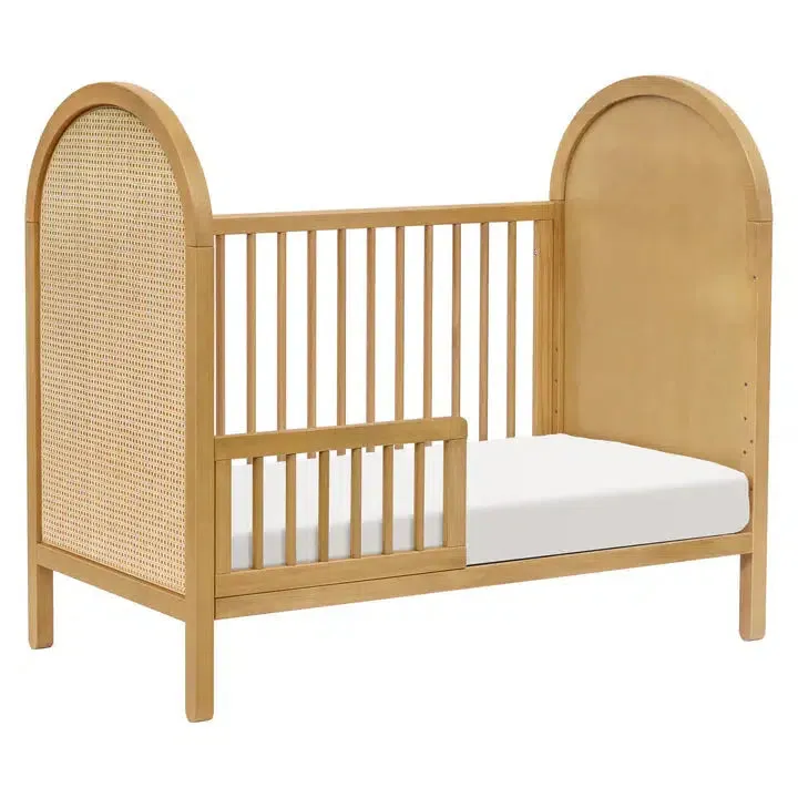 Babyletto - Bondi Cane - 3-in-1 Convertible Crib - Honey with Natural Cane