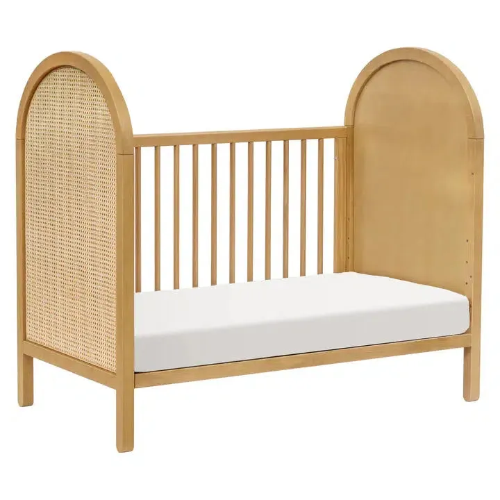 Babyletto - Bondi Cane - 3-in-1 Convertible Crib - Honey with Natural Cane