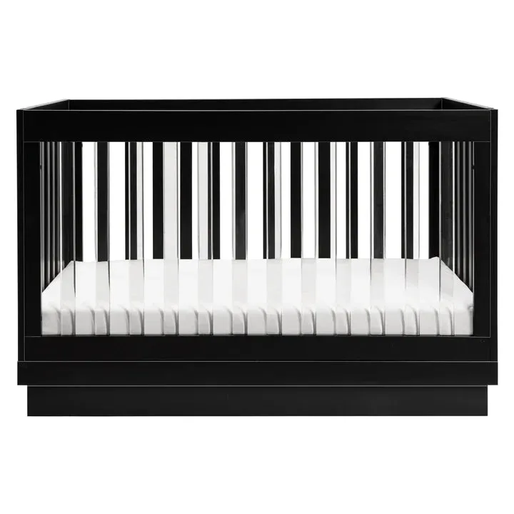 Babyletto Harlow Acrylic 3-in-1 Convertible Crib with Toddler Bed Conversion Kit