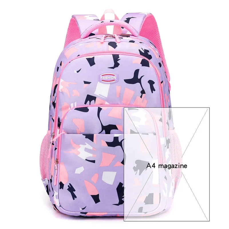 Back to school Elementary School Students Shoulder Bag Schoolbag 4-6 Grade Children's Schoolbag Reduce The Burden of Backpack