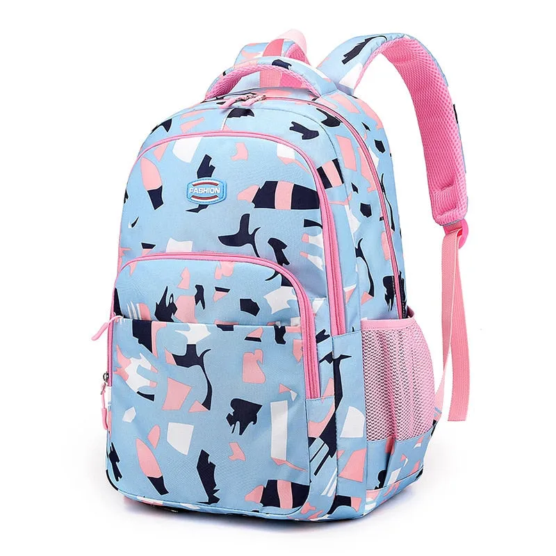 Back to school Elementary School Students Shoulder Bag Schoolbag 4-6 Grade Children's Schoolbag Reduce The Burden of Backpack