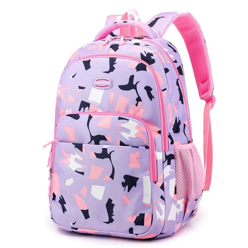 Back to school Elementary School Students Shoulder Bag Schoolbag 4-6 Grade Children's Schoolbag Reduce The Burden of Backpack