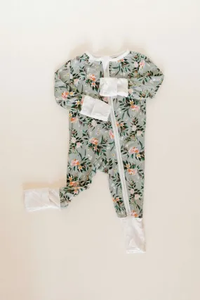 Bamboo Baby Convertible Jumpsuit | Botanical