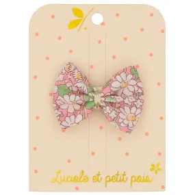 Bow clip - Liberty Alice peach
