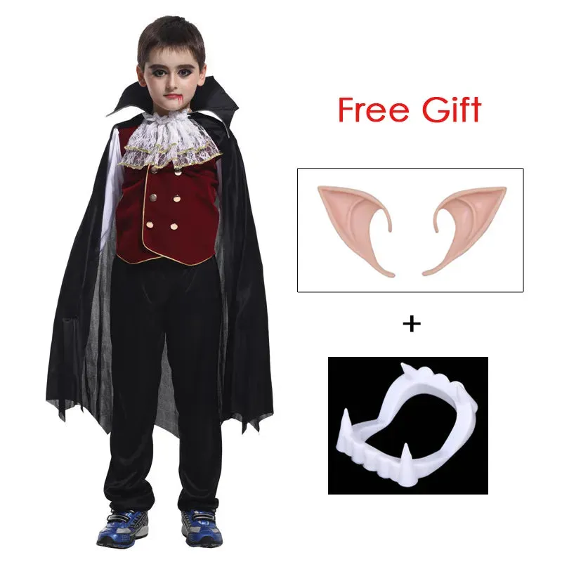 Boys Halloween Party Vampire-Count Dracula Costume