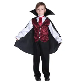 Boys Halloween Party Vampire-Count Dracula Costume