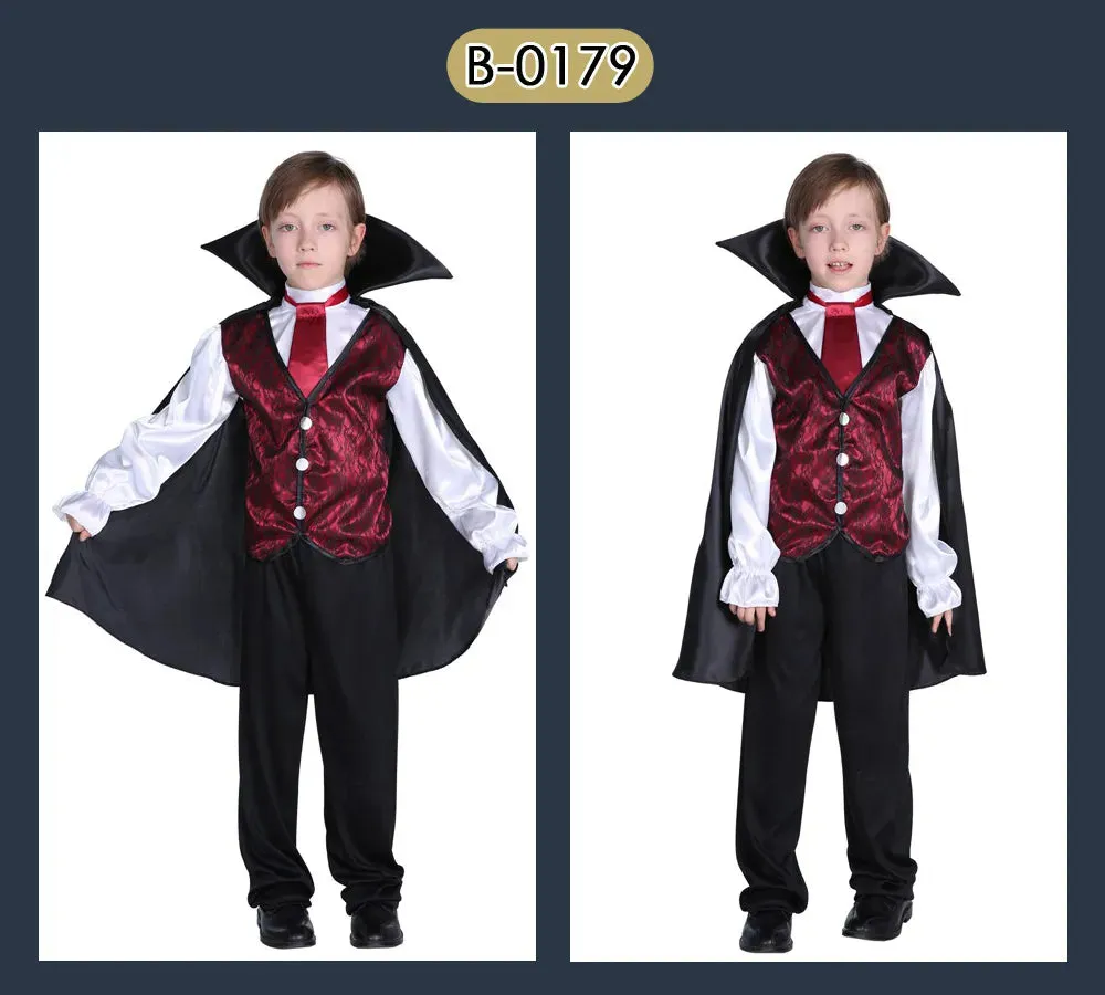 Boys Halloween Party Vampire-Count Dracula Costume