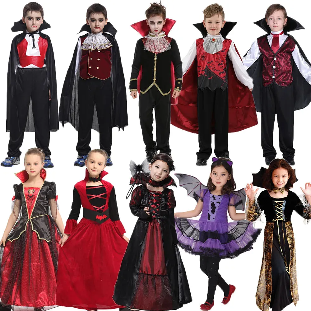 Boys Halloween Party Vampire-Count Dracula Costume