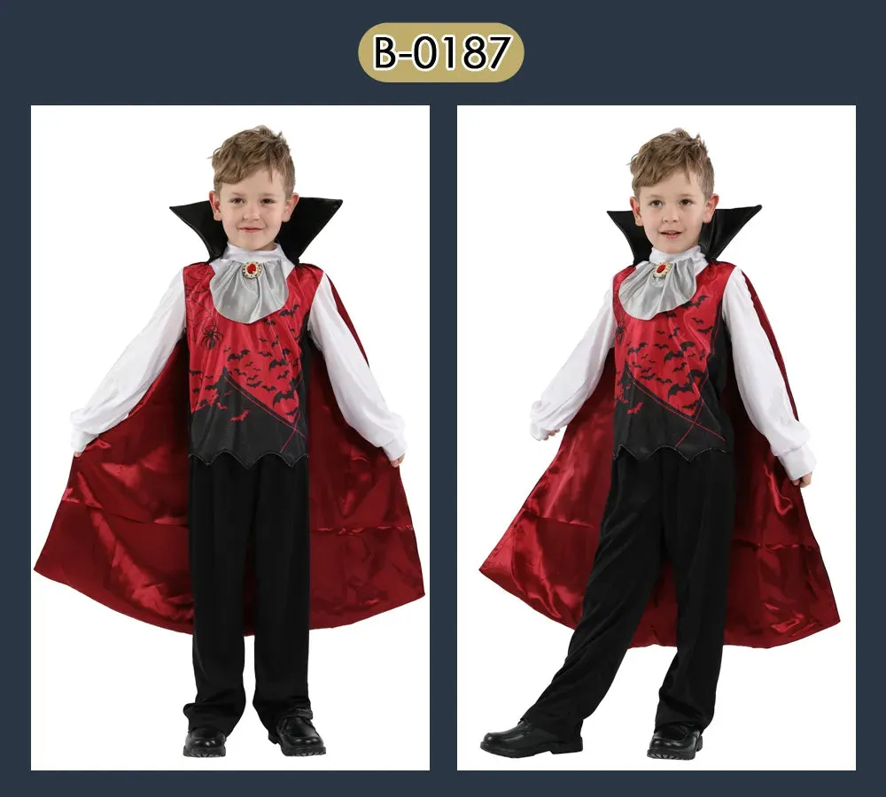 Boys Halloween Party Vampire-Count Dracula Costume
