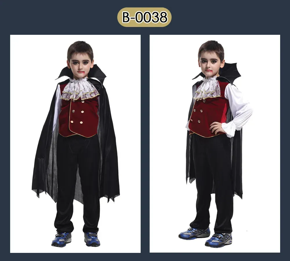 Boys Halloween Party Vampire-Count Dracula Costume