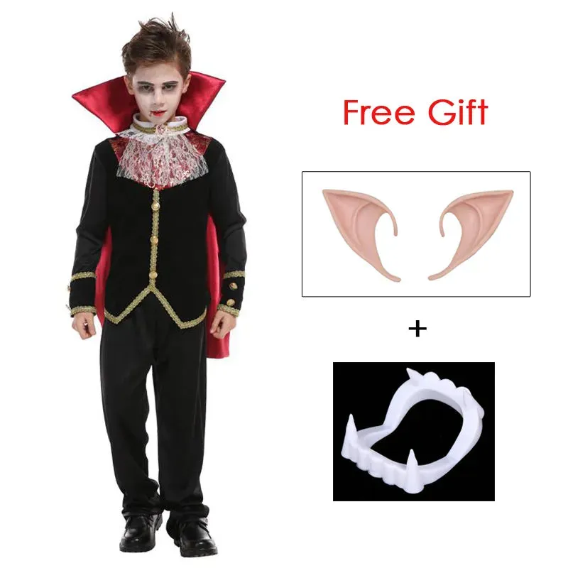 Boys Halloween Party Vampire-Count Dracula Costume