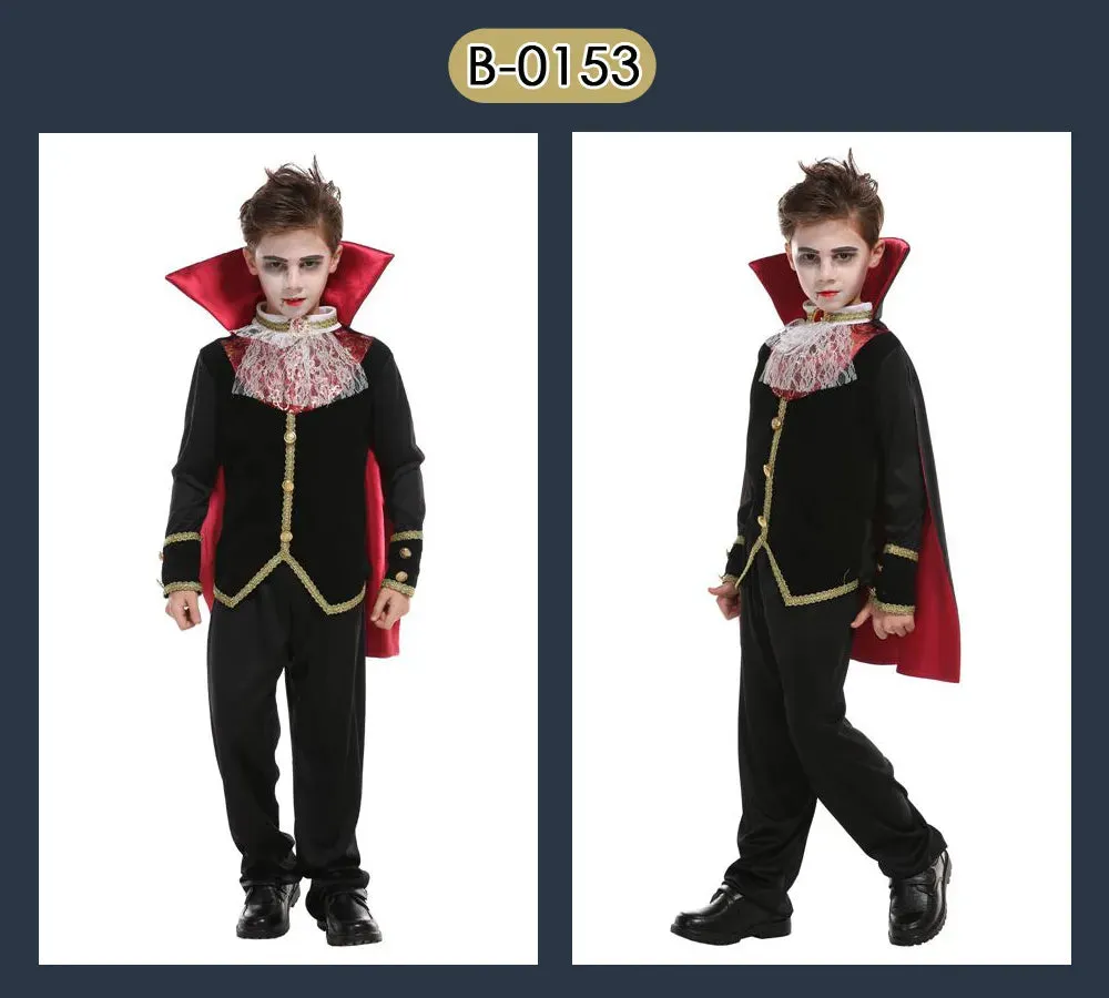 Boys Halloween Party Vampire-Count Dracula Costume