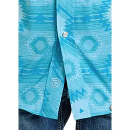 Boy's Rock & Roll Aztec Short Sleeve Shirt BBN3S06482