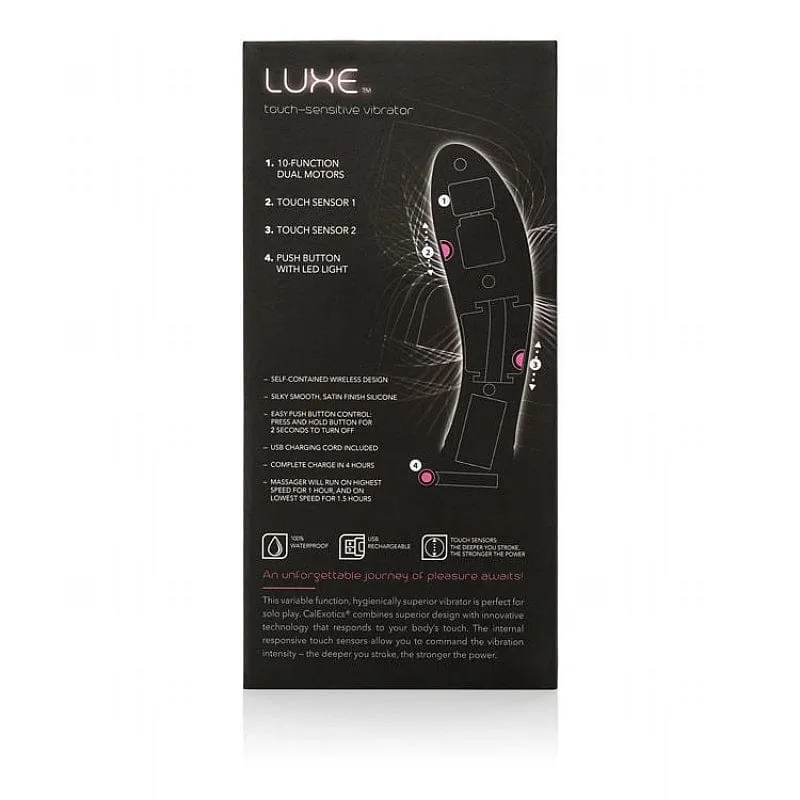 Calexotics Luxe Touch Sensitive Rabbit Vibrator