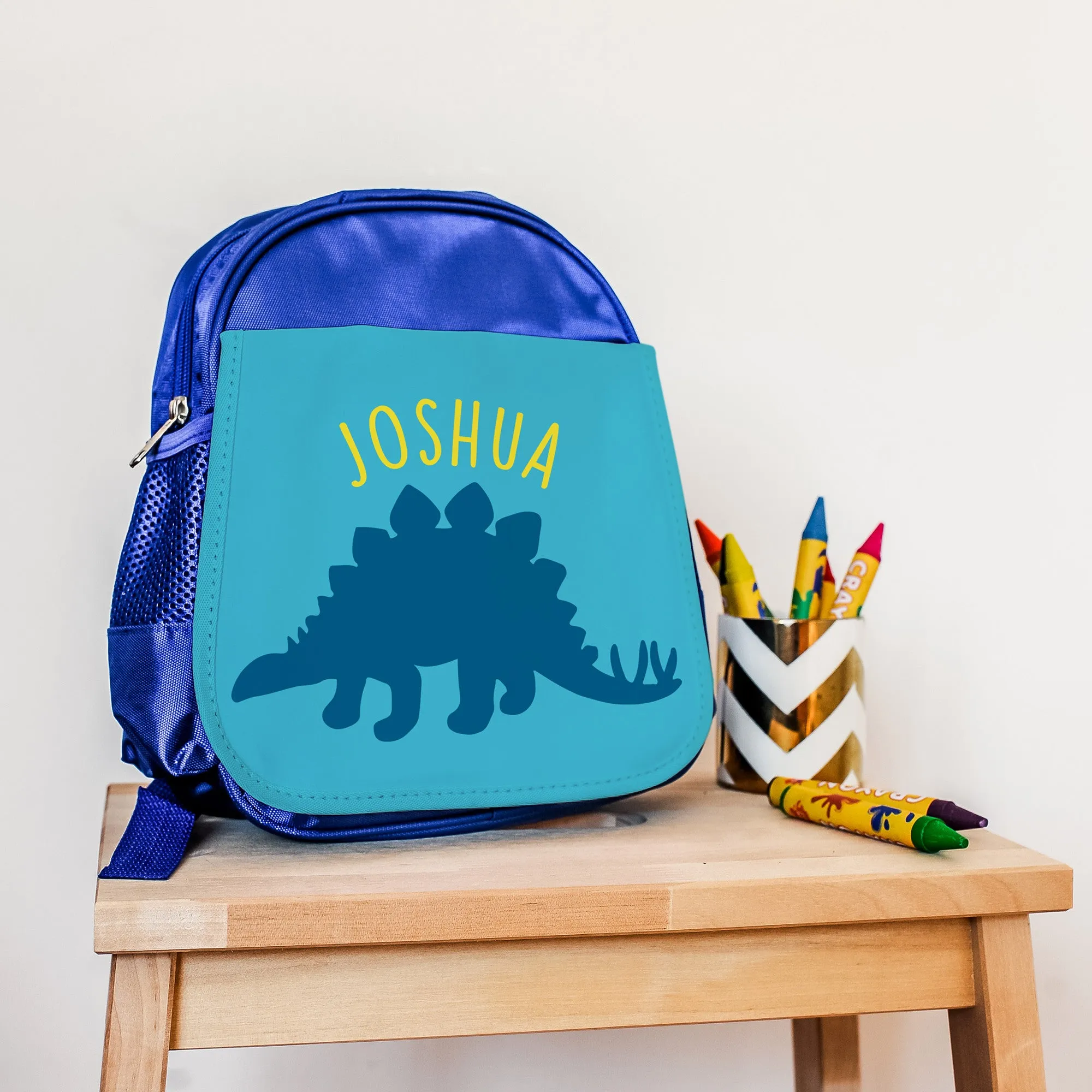 Children's Personalised Stegosaurus Mini Backpack