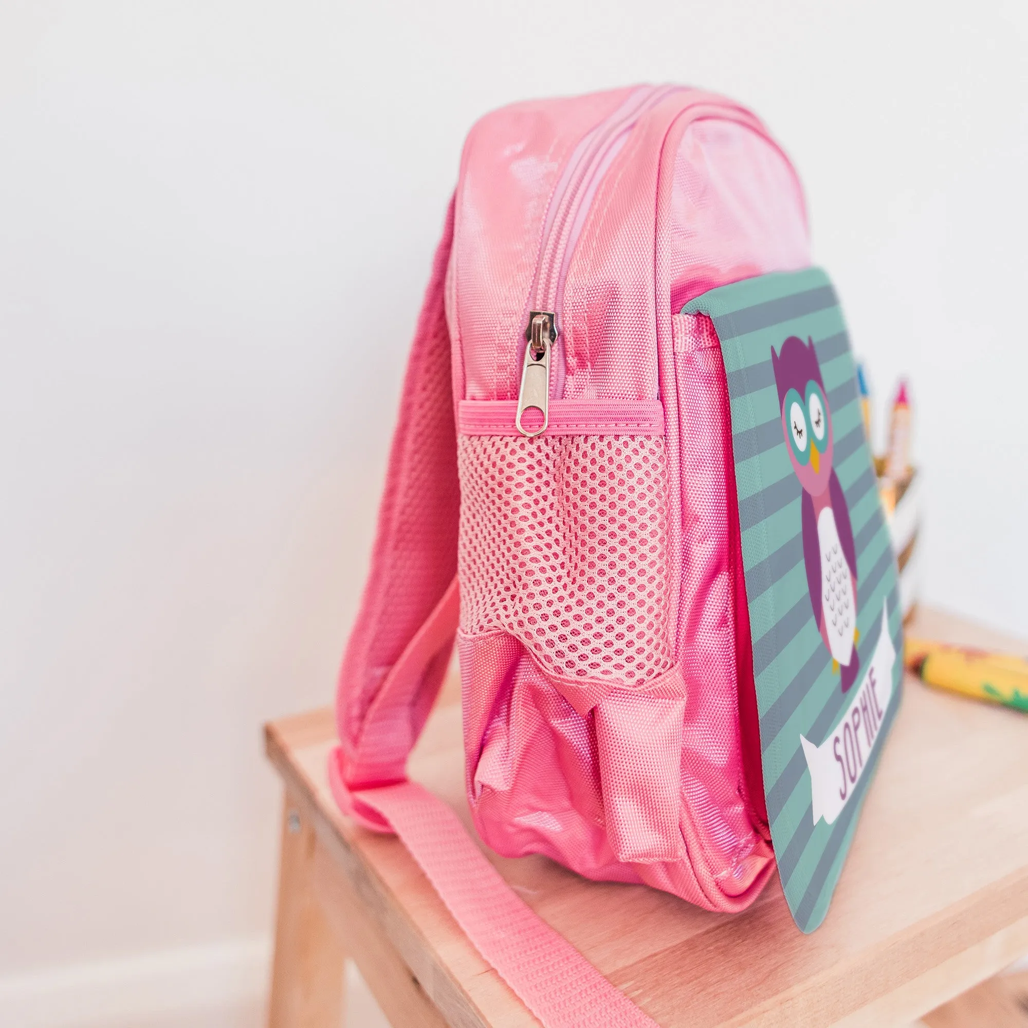 Children's Personalised Wise Owlet Backpack