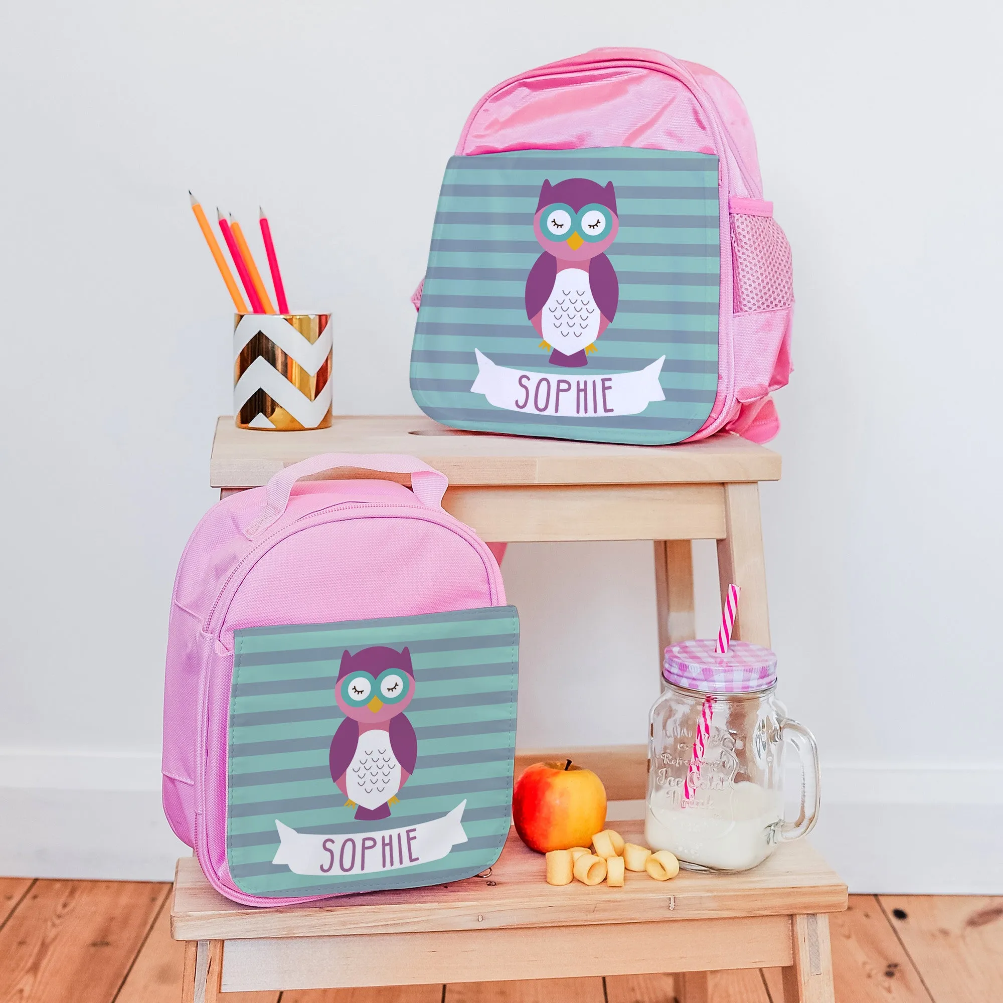 Children's Personalised Wise Owlet Backpack
