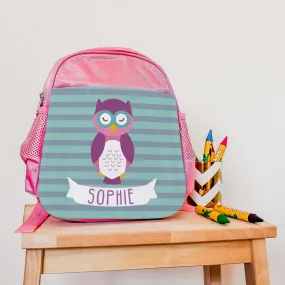 Children's Personalised Wise Owlet Backpack