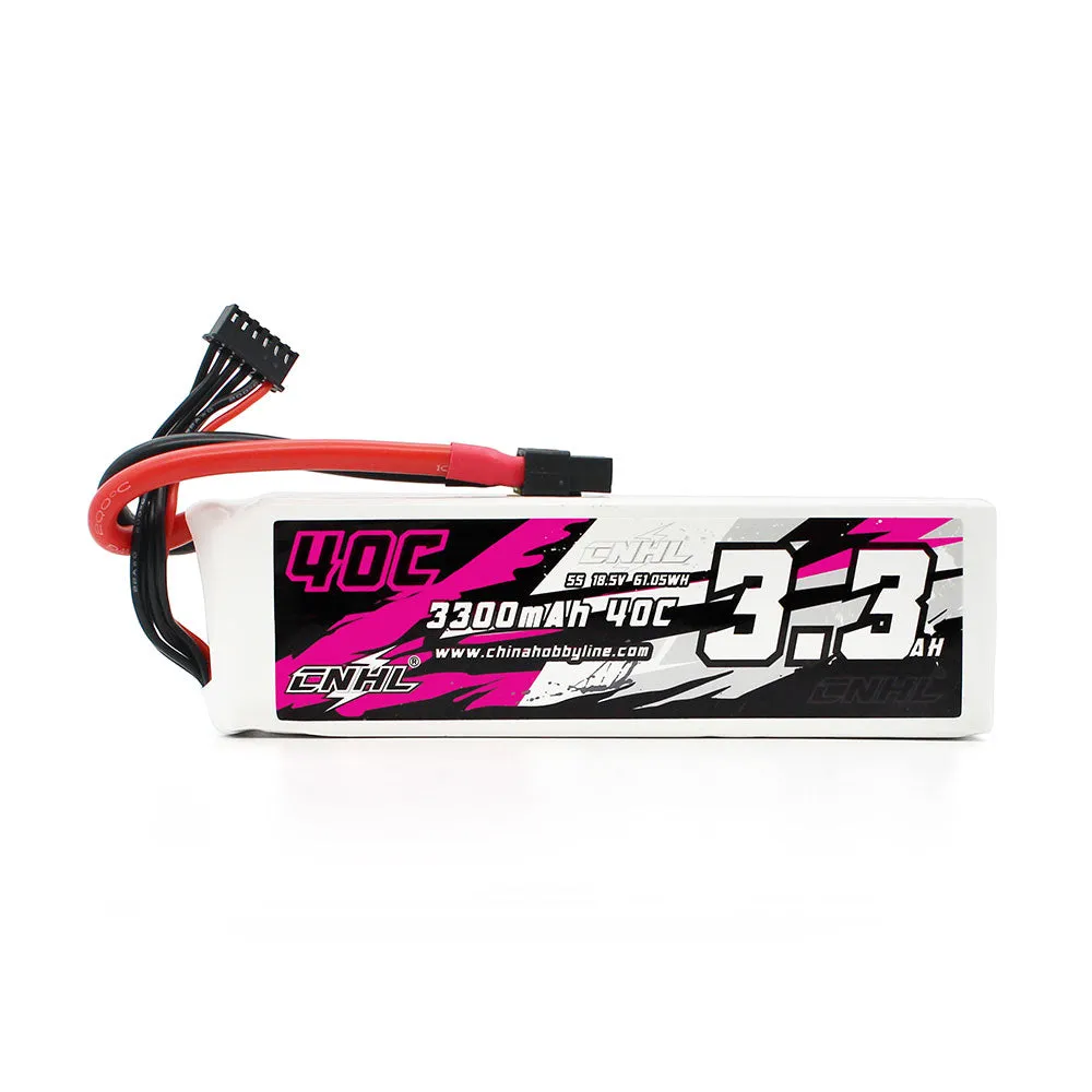 CNHL 3300mAh 18.5V 5S 40C Lipo Battery with XT60 Plug