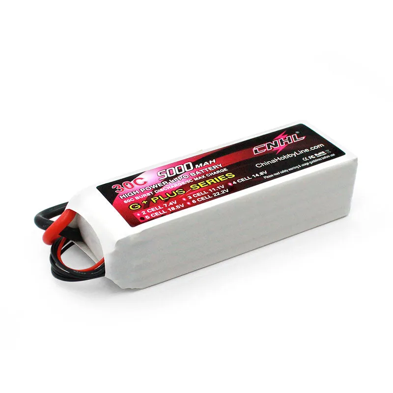 CNHL 5000mAh 18.5V 5S 30C Lipo Battery with XT90 Plug