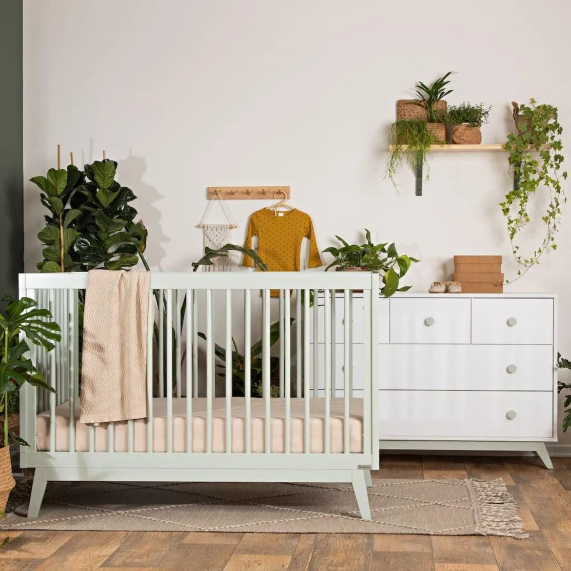Dadada - Soho 3-in-1 Convertible Crib - Sage