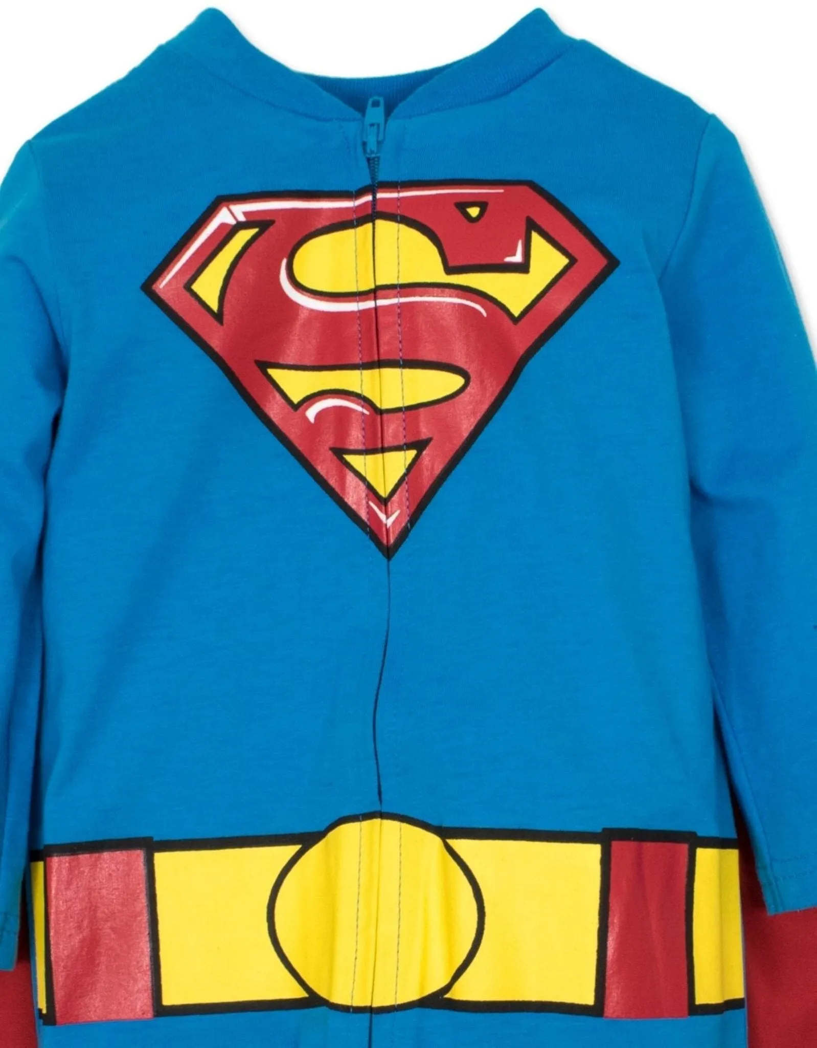 DC Comics Justice League Zip Up Costume Coverall and Cape