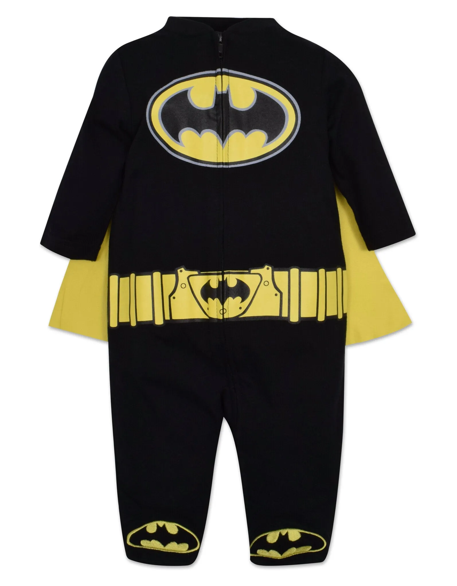 DC Comics Justice League Zip Up Costume Coverall and Cape