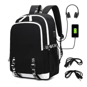 deanwangkt Cross-Border  New USB Backpack College and Middle School Student Backpack Student Schoolbag